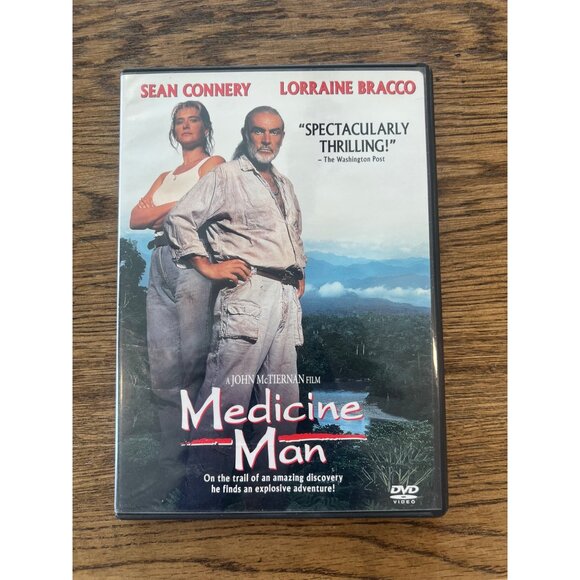 Medicine Man 1992 DVD Drama Sean Connery Lorraine Bracco Adventure Pre-Owned - Picture 1 of 5